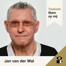 Taalheld 2022 Jan van der Wal