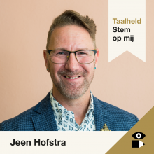 Taalheld 2022 Jeen Hofstra